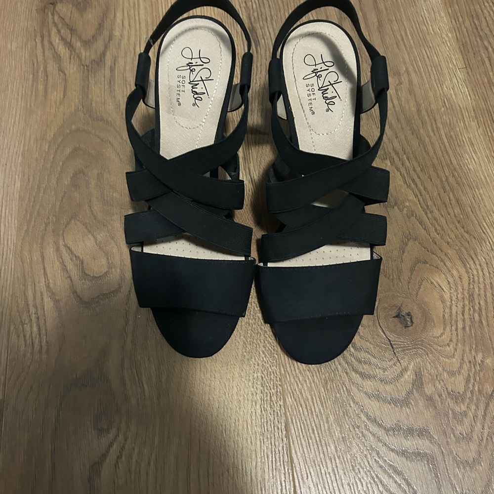 Stylish Black Sandals by